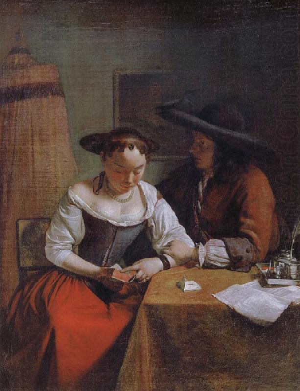 The Declaration of Love to the Woman Reading, OCHTERVELT, Jacob